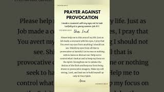 Prayer against provocation [upl. by Jauch815]