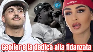 Geolier e la dedica alla fidanzata Valeria D’Agostino Tutto passa tu no [upl. by Ydnagrub]