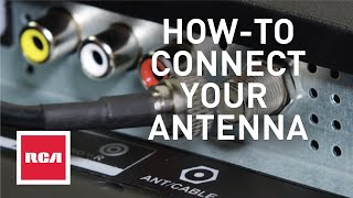 How To Connect Your Antenna to Your TV [upl. by Synned]