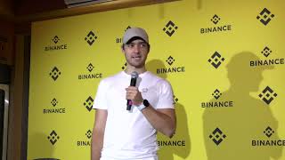 Dom Schiener talks at Binance Clubhouse during token2049 [upl. by Prunella449]