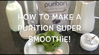 How I Make my Purition PostWorkout or Morning Smoothie [upl. by Emmit]