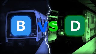 RER B vs RER D [upl. by Moran]