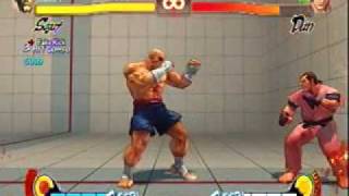 Street Fighter 4 Sagat Fake Kick Tutorial Trials [upl. by Etnahs]