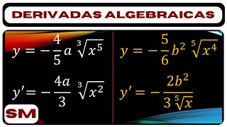 Derivadas Algebraicas Con Radicales  20 [upl. by Leoj]