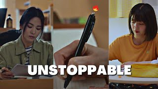 Im Unstoppable  study motivation from kdramas 📚 [upl. by Ylecara]