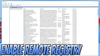 How To Enable Remote Registry In Windows 10 Easy Tutorial [upl. by Alake]