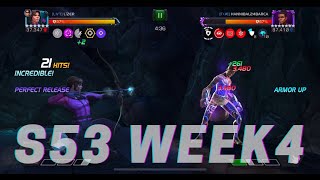 Alliance War S53 Week 4  please skip the first few minutes  ft An Alliance Donut  MCOC [upl. by Ermina]