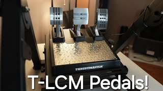 Thrustmaster T LCM Load Cell Pedals Unboxing Setup amp Test First Impressions [upl. by Bilek]