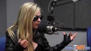 Avril Lavigne Interview w Damien Fahey [upl. by Aneekas]