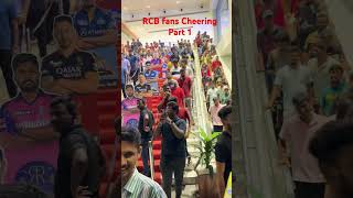 RCB fans Cheering  Part1 rcb csk fans ipl trending shorts travel chennai bangalore t20 [upl. by Leinnad595]