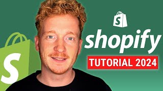 Shopify Onlineshop erstellen  Tutorial 2024 auf Deutsch [upl. by Aram]