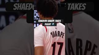 Vicious FollowUp Dunk by Shaedon Sharpe nba shaedonsharpe portlandtrailblazers [upl. by Touber606]