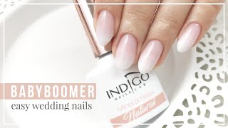 Babyboomer Nails  Najprostszy i najszybszy sposób na wykonanie hybrydowego babyboomera [upl. by Ruffo]