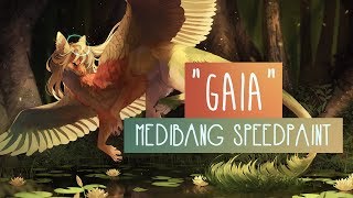 Gaia  SPEEDPAINT  Medibang Paint Pro [upl. by Xila]