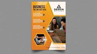 Business Flyer Design Affinity Publisher Tutorial [upl. by Franchot]