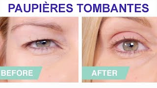 PAUPIÈRES TOMBANTES SOLUTION MAKEUP [upl. by Asilana]