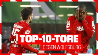 Top10Tore gegen Wolfsburg  1 FC Köln [upl. by Yracaz]