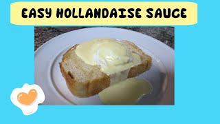 Easy Hollandaise Sauce  Tyler Florance recipe [upl. by Cherie]