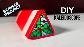 How to make Kaleidoscope  DIY Kaleidoscope  Science Project  School Project [upl. by Dredi]