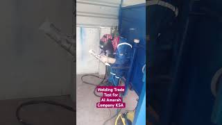 welding Trade Test at Lahore welder odysseyoverseasconsultants welding workvisa workoverseas [upl. by Yeloc629]