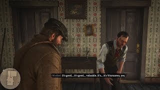 Red Dead Redemption 2  Arthur Beats Up amp Robs Polish Guy Wrobel Funny Mission PS4 Pro [upl. by Glogau]