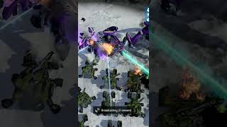 an ARMY of COBRAS takes on a SCARAB Halo Wars shorts [upl. by Anipsed591]