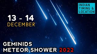 13  14 December Geminids meteor shower 2023 । meteor shower 2023 live [upl. by Ern636]