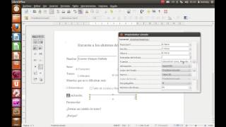 Creación de Formularios en LibreOffice Writer Tema 16 [upl. by Ezar540]