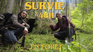 48H POUR SURVIVRE EN FORET FT lapluie [upl. by Cloots]