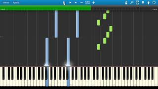 Knee Socks  Arctic Monkeys Piano tutorialSynths [upl. by Borroff887]