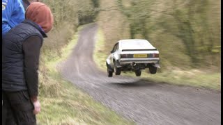 Fivemiletown Forestry Rally 2023  Jumps Sideways Flat Out FlyinFinnMotorsport [upl. by Akimak]