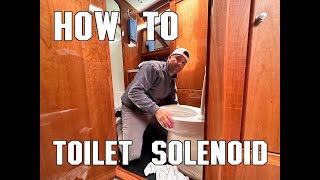 HOW TO Replace a Jabsco Toilet Solenoid [upl. by Jola]