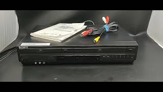 Sony DVDVCR Combo SLVD380P DVD Player Video Cassette VHS Recorder Test Video [upl. by Ailet308]