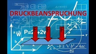 Druck und Flächenpressung  technische Mechanik  Festigkeitslehre [upl. by Atteoj]