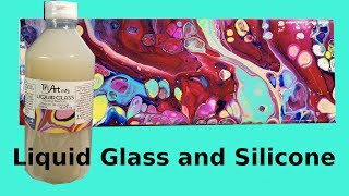 2 Acrylic pours with Tri Art Liquid Glass Pouring Medium [upl. by Ydnak]