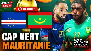 🔴🇨🇻🇲🇷 CAP VERT  MAURITANIE  🏆18 EME FINALE can 2024  LE CAP VER ENCHAINE [upl. by Ellynad]