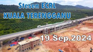 Stesen ECRL Kuala Terengganu  Progres pada 19 September 2024 [upl. by Aihceyt572]