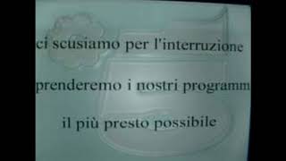 Rarissimo Cartello interruzione programmi di Canale 5 [upl. by Terrene]