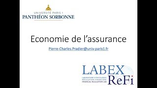 économie de lassurance  cours 1 [upl. by Terbecki]