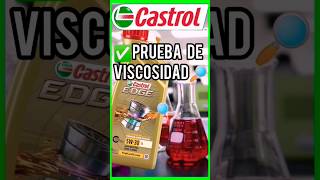 ✅ Aceitemotor Castrol Edge 5w30 LL C3 Prueba de viscosidad 2023 💪 [upl. by Sedgewake]