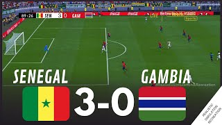 afcon2023 Sénégal 30 Gambie  FAITS SAILLANTS DU MATCH • Simulation et loisirs de jeux vidéo [upl. by Atiuqa151]