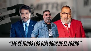 El pase de Eduardo Feinmann y Jorge Lanata con Moldavsky “Me sé todos los diálogos de El Zorro” [upl. by Nolana242]