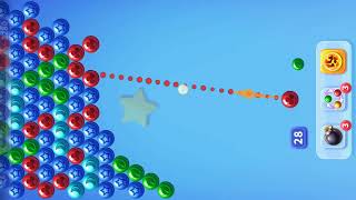 Bubble Shooter Gameplay  Bubble Shooter game level 36 [upl. by Kirstin]