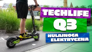 Techlife Q3  ŚWIETNA miejska hulajnoga elektryczna 🛴 [upl. by Atinuahs495]