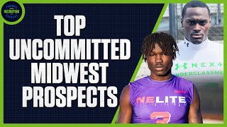 Top Prospects who have yet to commit in the Midwest  Football Recruiting Podcast [upl. by Zulch]