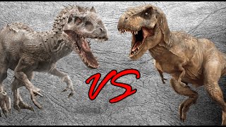 Indominus Rex vs Tyrannosaurus Rex  SPORE [upl. by Navert]