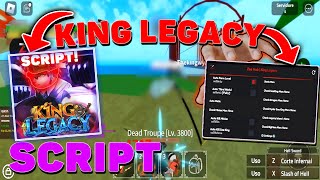 King Legacy Script  Hack GUI  Auto Farm Kill Aura Auto Raid Get Fruits amp More 2024 [upl. by Leamhsi]