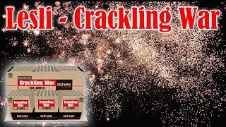 Lesli  Crackling War  HEFTIG und TEUER  Röder Feuerwerk Vorschießen 2018 FULL HD [upl. by Mudenihc]