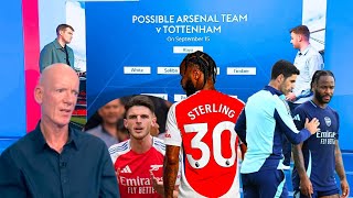 referees view on rice red card Sterling quotarsenal is a perfect fit for mequot trossard wans to stay [upl. by Braunstein]