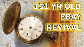 Reviving History Waltham Pocket Watch Restoration from eBay [upl. by Shannan]